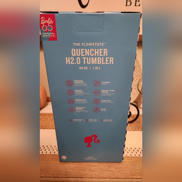 Barbie x Stanley The Original 1959 Barbie 40 oz Tumbler Set NIB - Picture 5 of 5